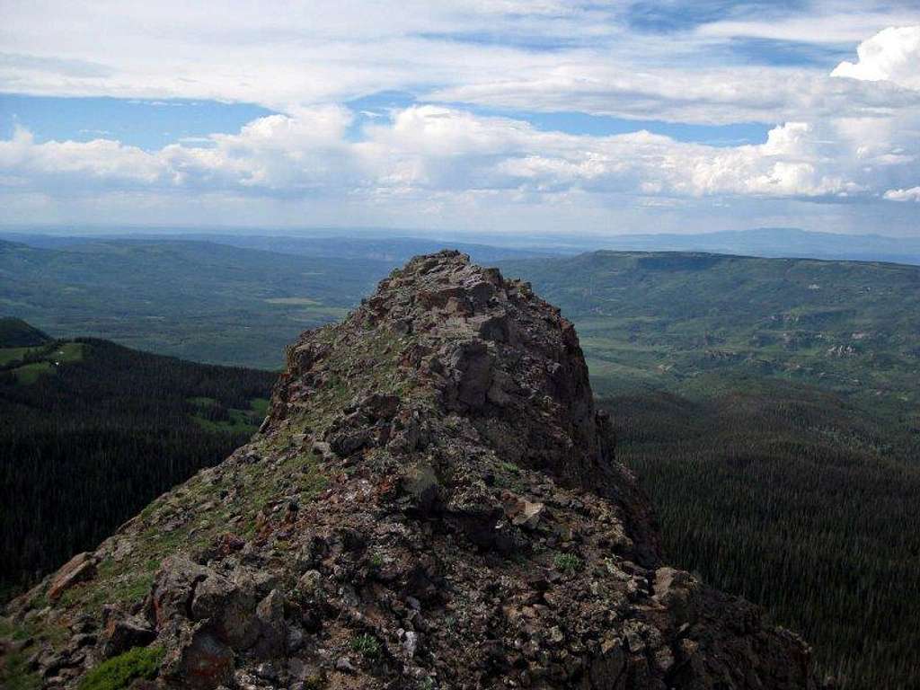 The summit looking north