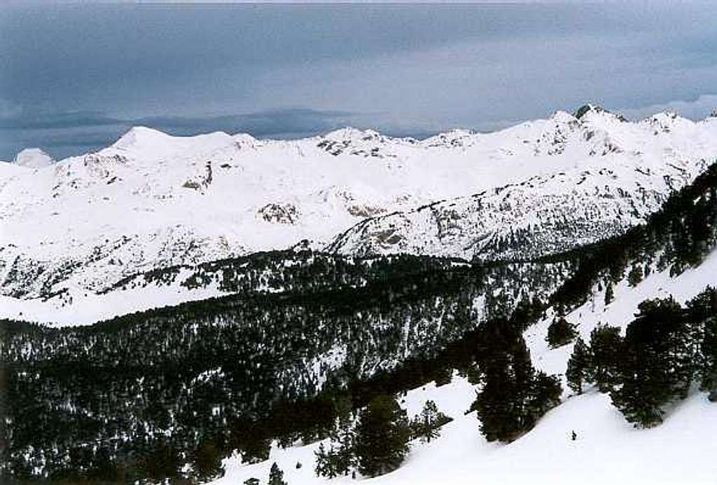 The Ariège, North, from Tuc de Salana