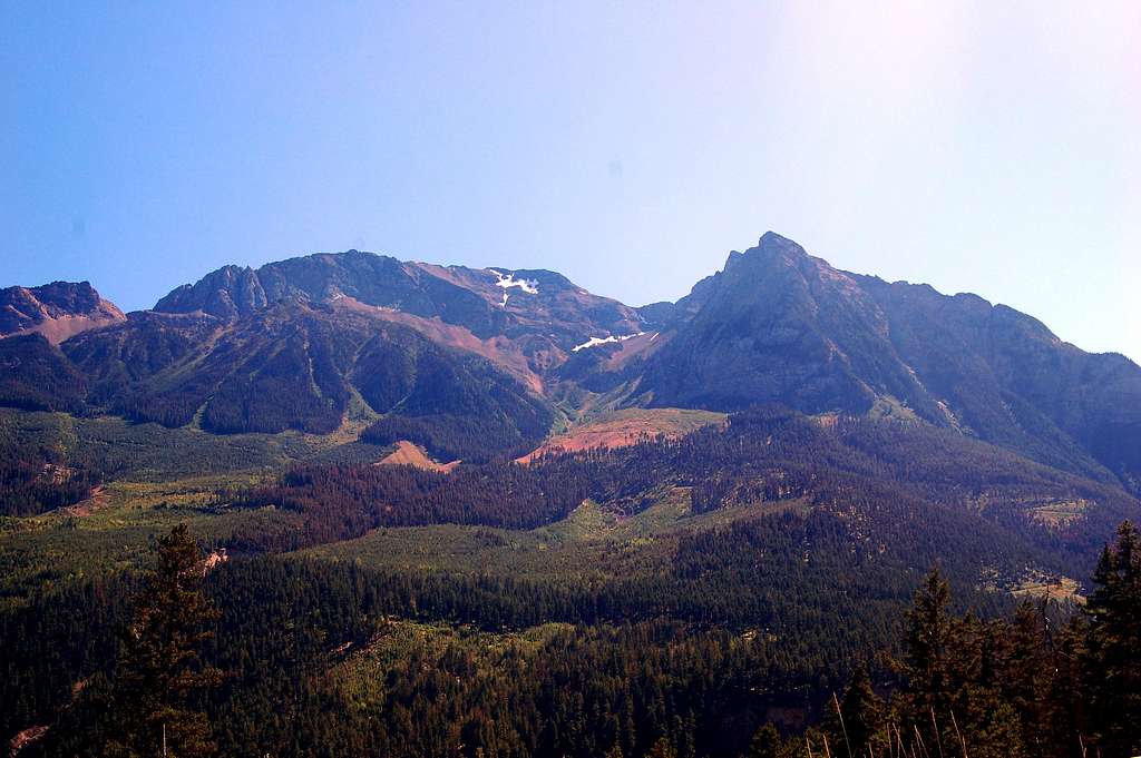 Mountains above the Duffy