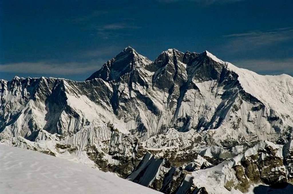 Everest mount from the top of...