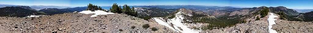 Relay Peak Summit Panorama
