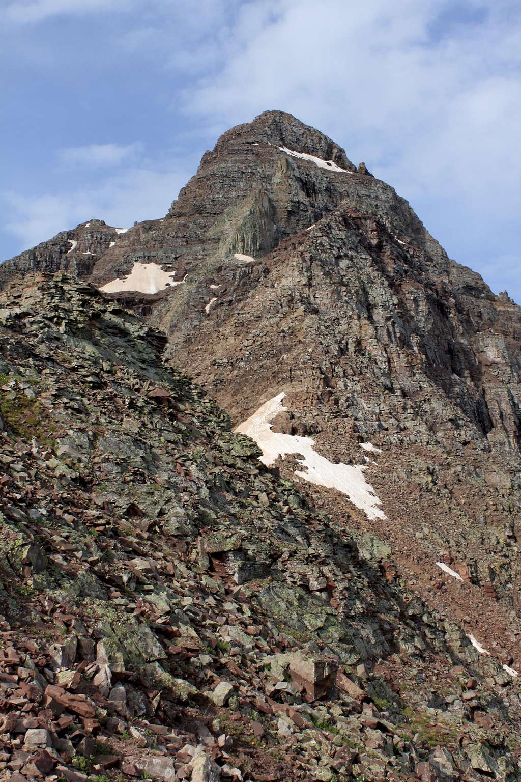 Pyramid Peak from the saddle