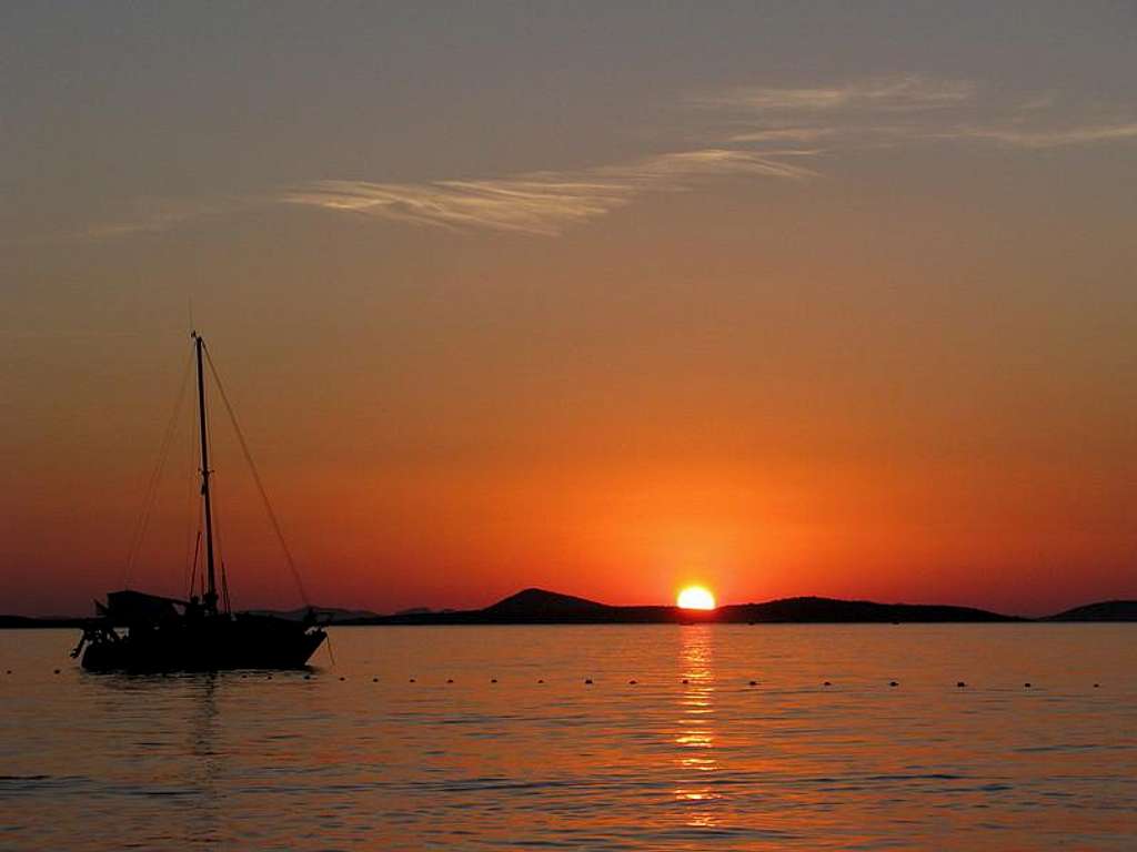 Sunset from Vrgada island
