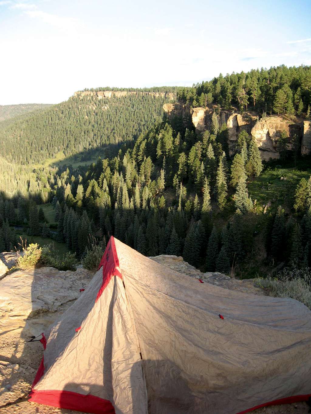 Camp above the Piedra River