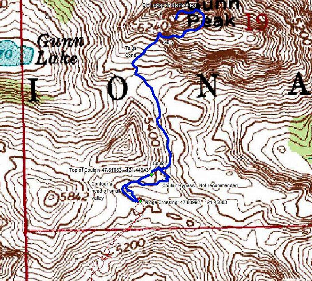 Gunn Summit Area Map