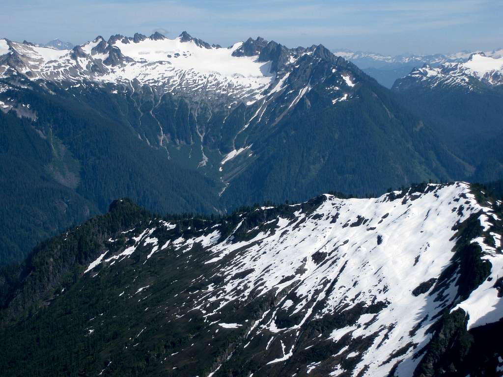 View from camp on Sulphide Glacier