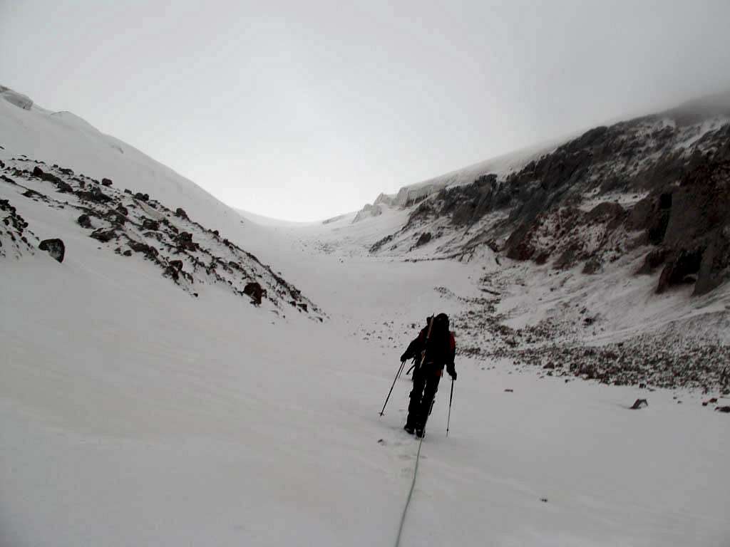 First steps with crampons