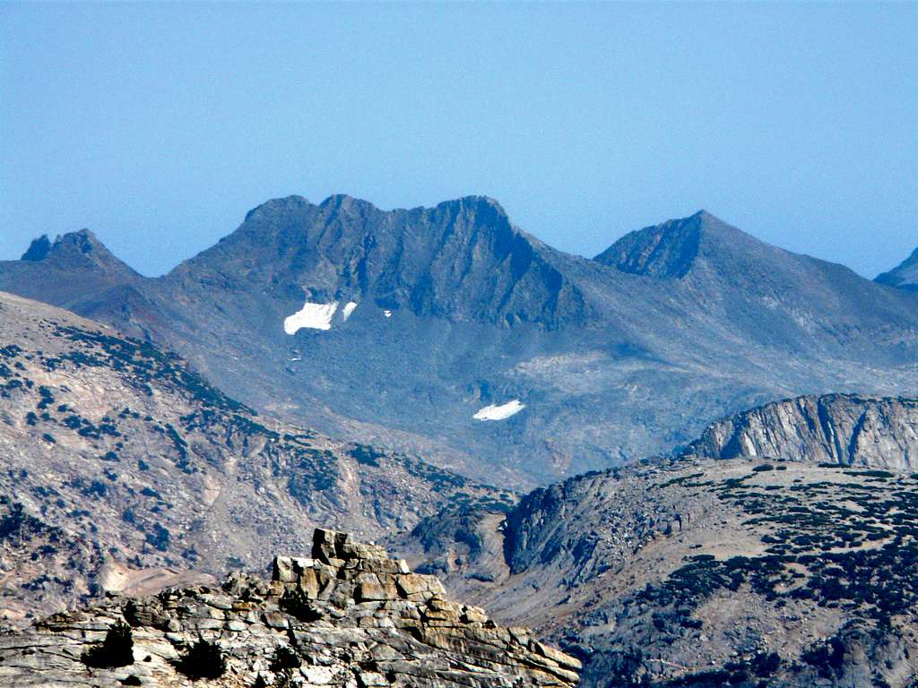 Simmons Peak from Tenaya  Peak to the north