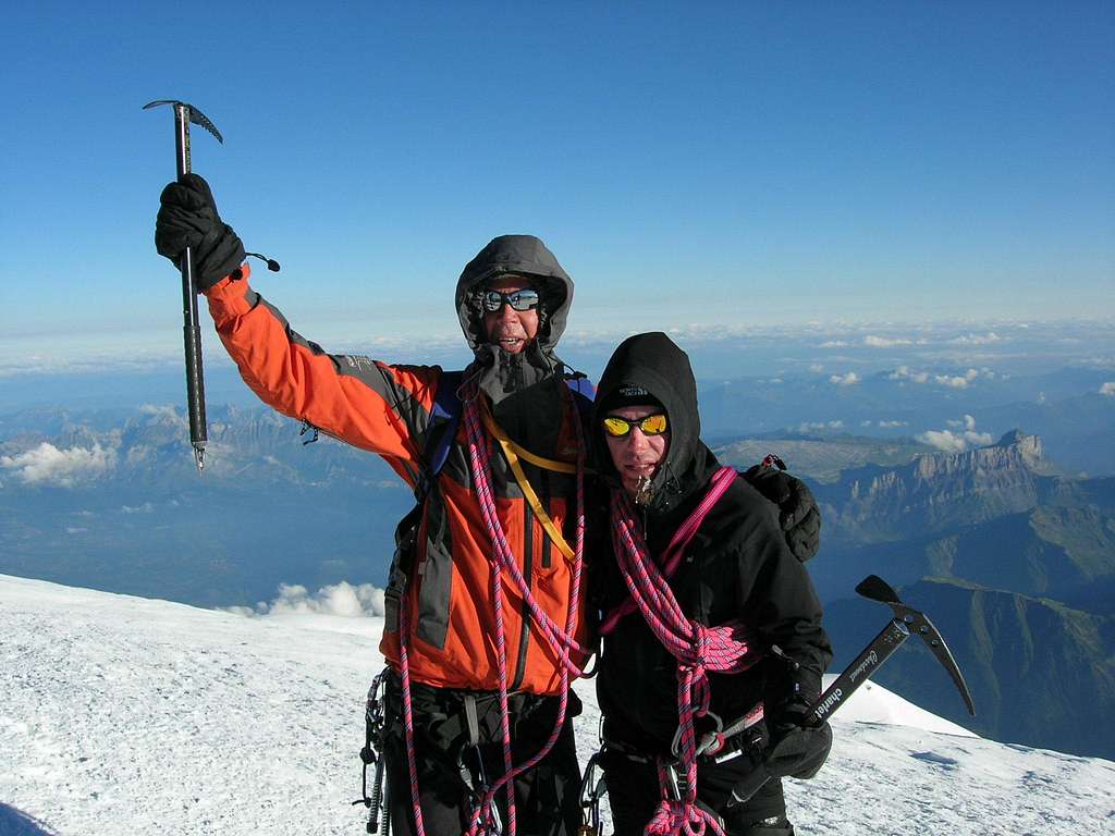 Olle & I on the summit