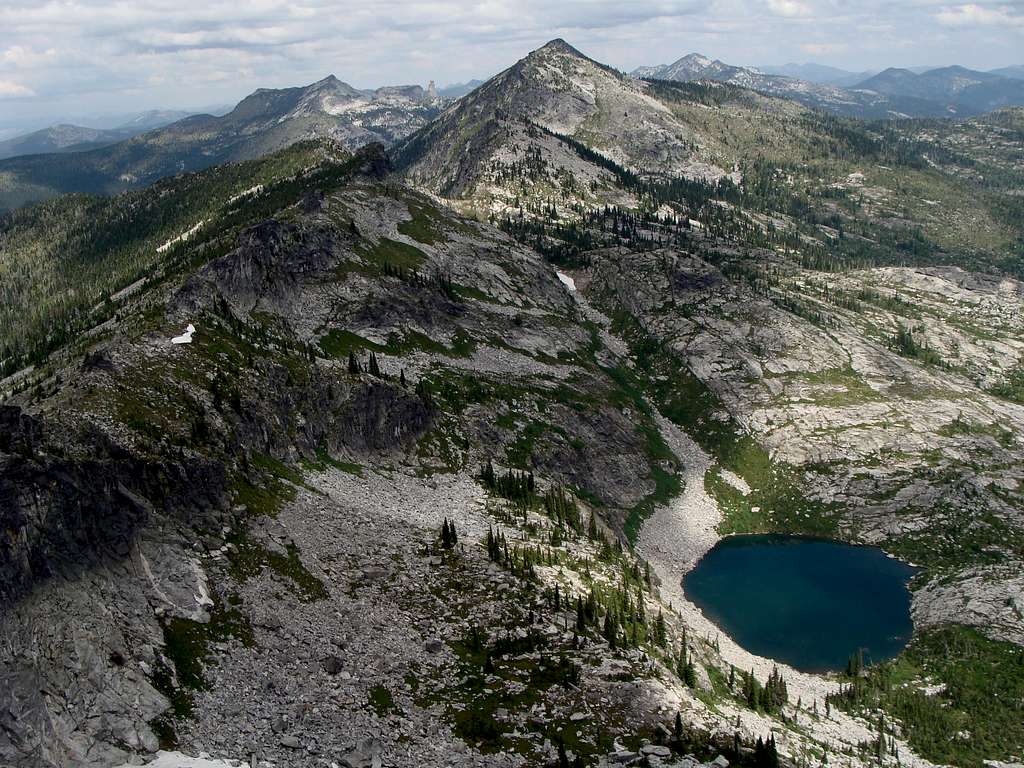 Fault Lake from Hunt Peak