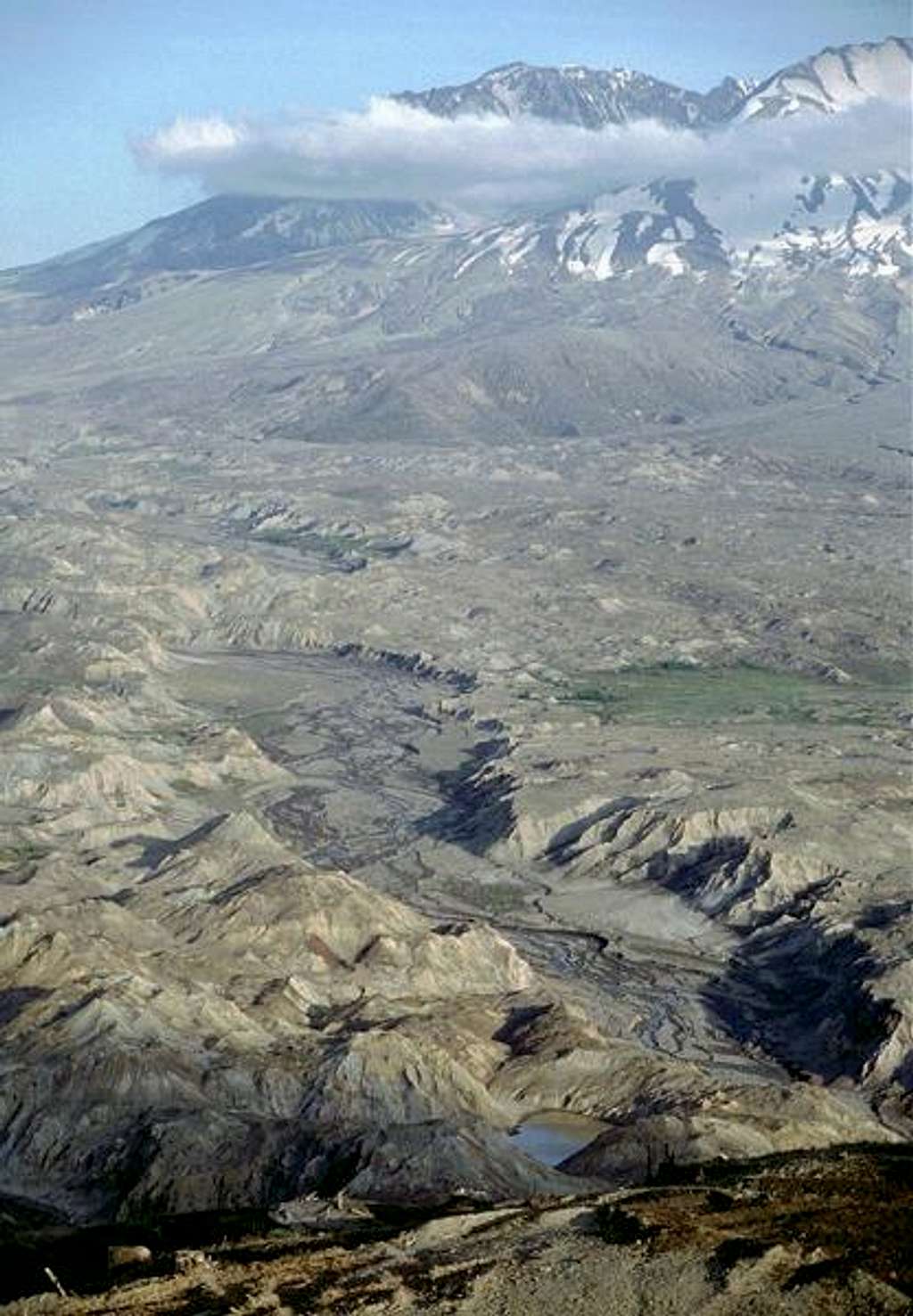 The Toutle River valley from...