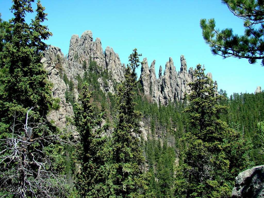 Cathedral Spires View from Trail 4