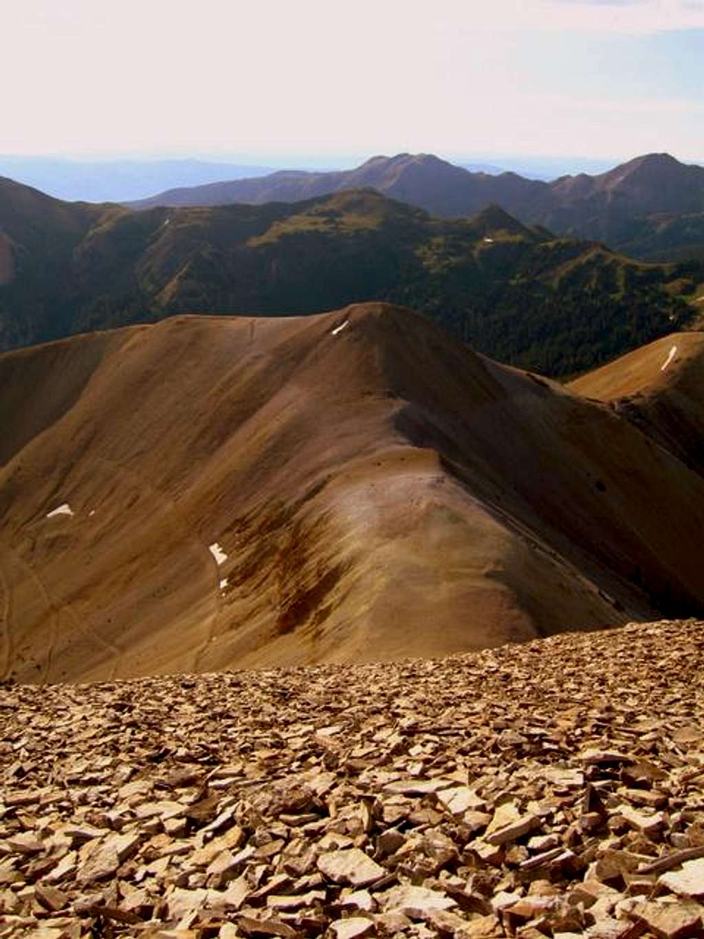 Looking east from the top of Mount Belknap