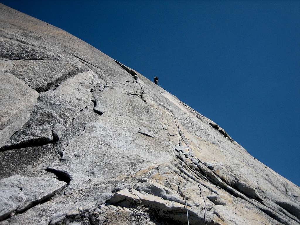 South Crack, first pitch