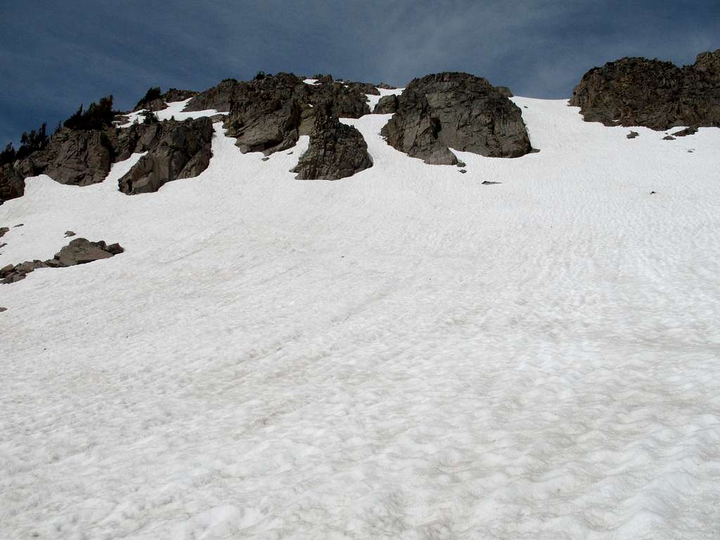 Snow Slopes on Mac Leod Peak