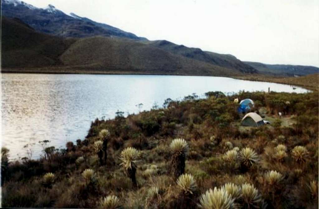 Campamento base en la Laguna...