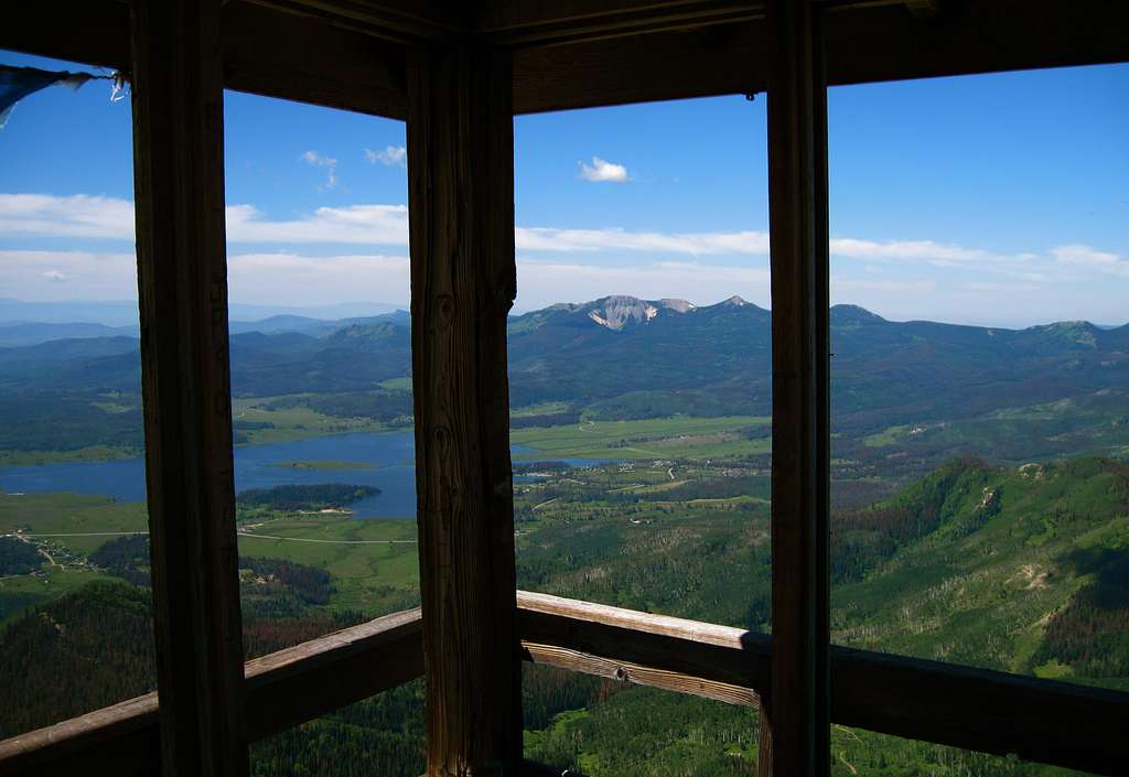 From the Firetower on the summit