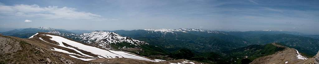 180° summit panorama