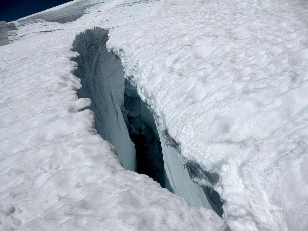 Crevasse on Sulphide Glacier, Northern Cascades