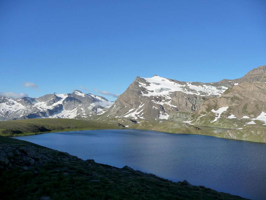 Punta Basei from Rosset lake