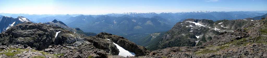 Sutton Peak Summit Panorama