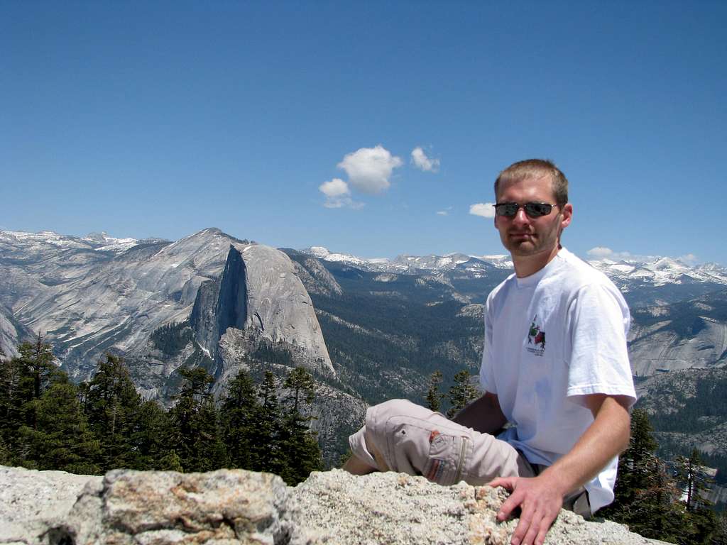 View of Half Dome from Sentinel Dome
