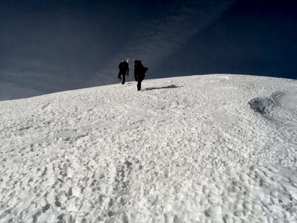 Summit plato of Mt. Abbot...