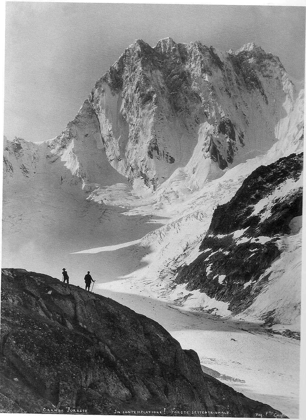 North Face in 1920 - the Gugliermina Picture
