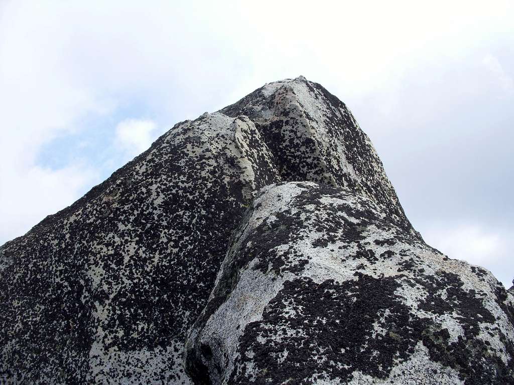 Summit rock of Point 9089