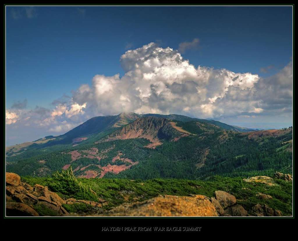 Hayden Peak from War Eagle