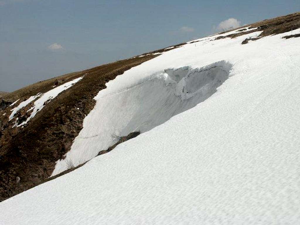 Hohneck N face - Last snow...