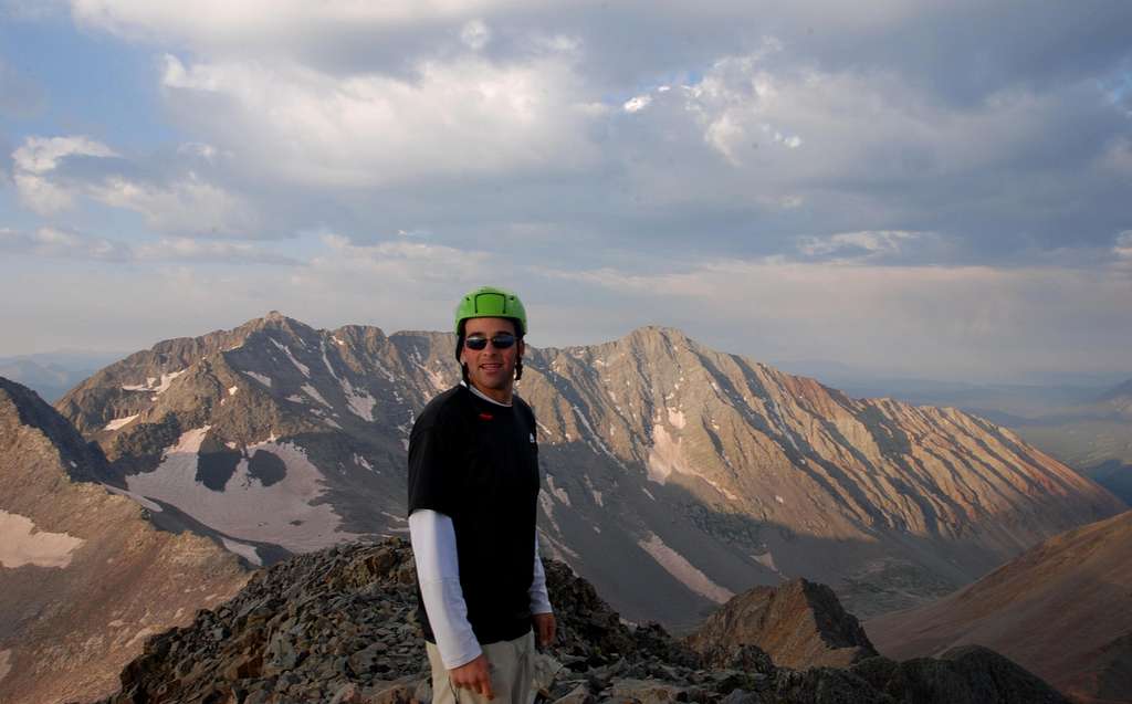 Trevor on Wilson Peak's Summit