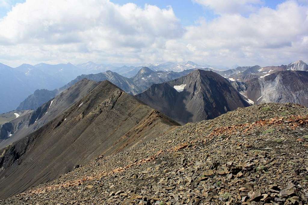 Looking south from the summit
