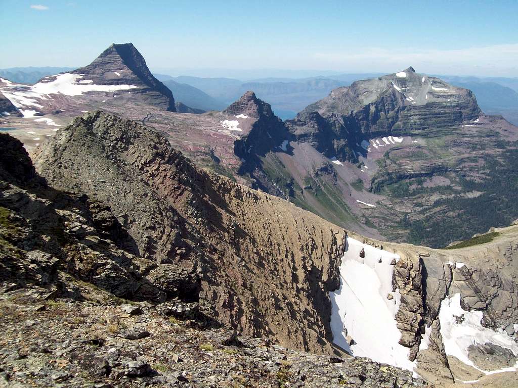 Sperry Glacier Basin Viewed from Dragon's Tail.