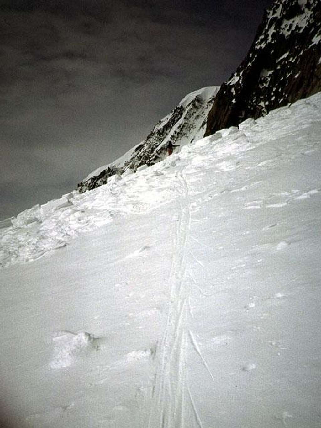 the last slopes under the ridge