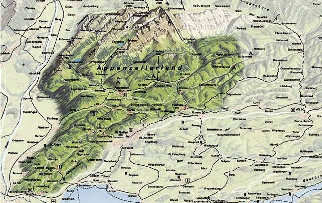 Alpenzeller map.