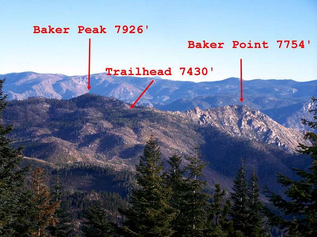 Baker Peak 12-06-2008