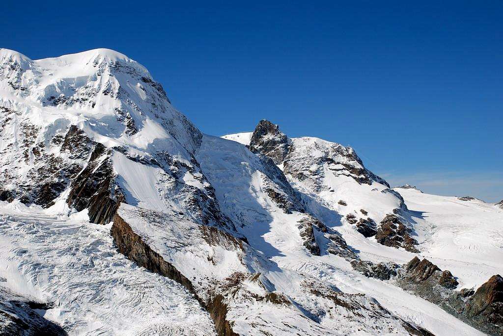 Breithorn and the Kleiner Matterhorn