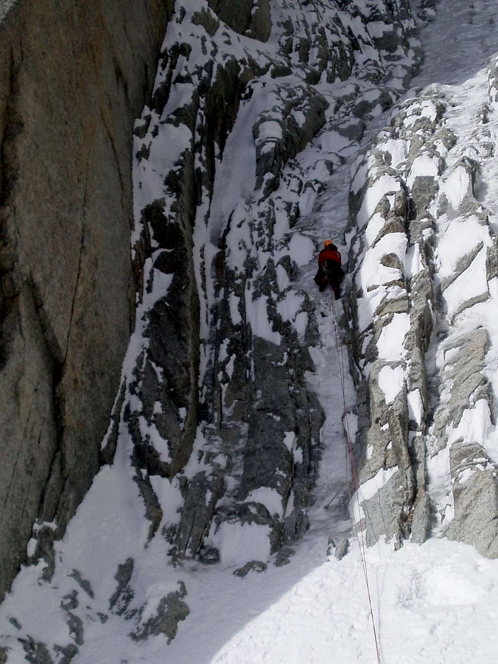 first pitch up the main gully