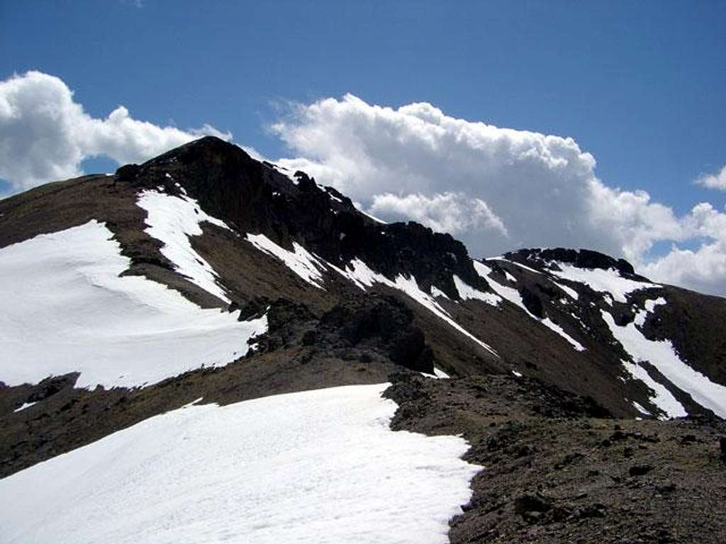 View of the summit of Iron...