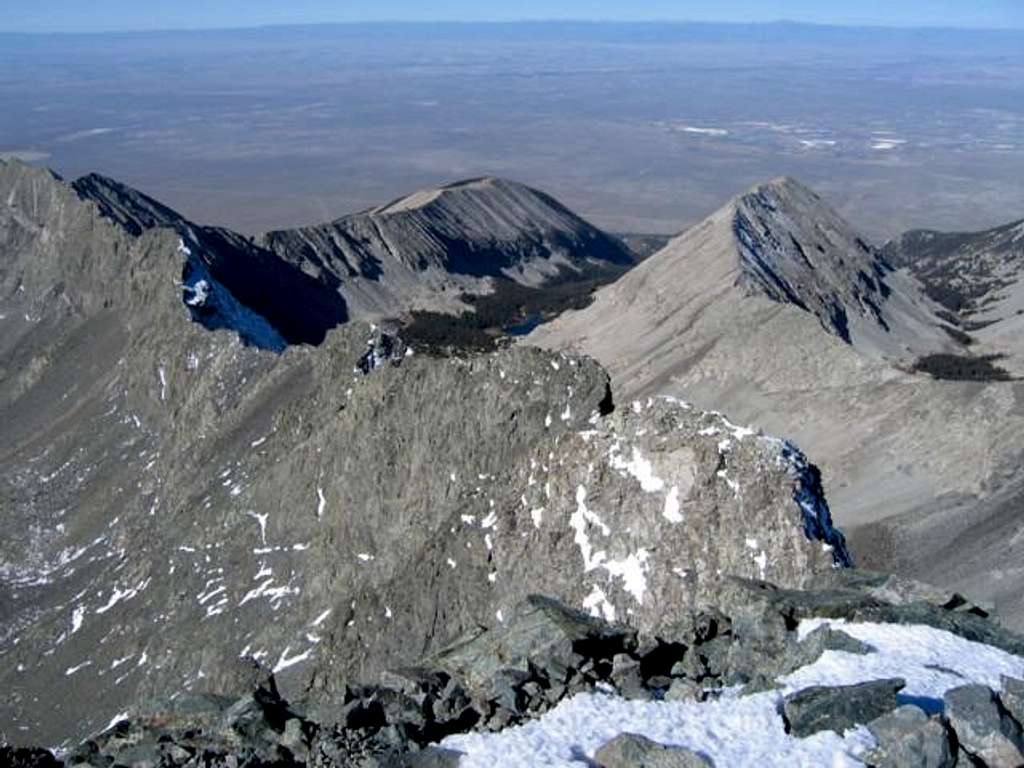 From Blanca's summit, looking...