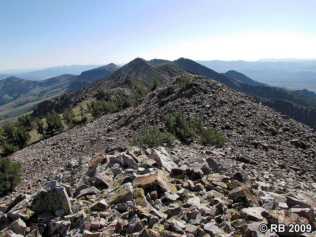 McAfee Peak summit view