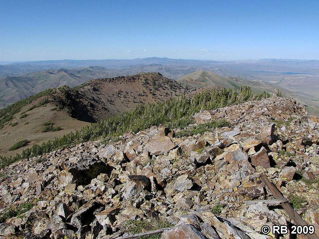 McAfee Peak summit view