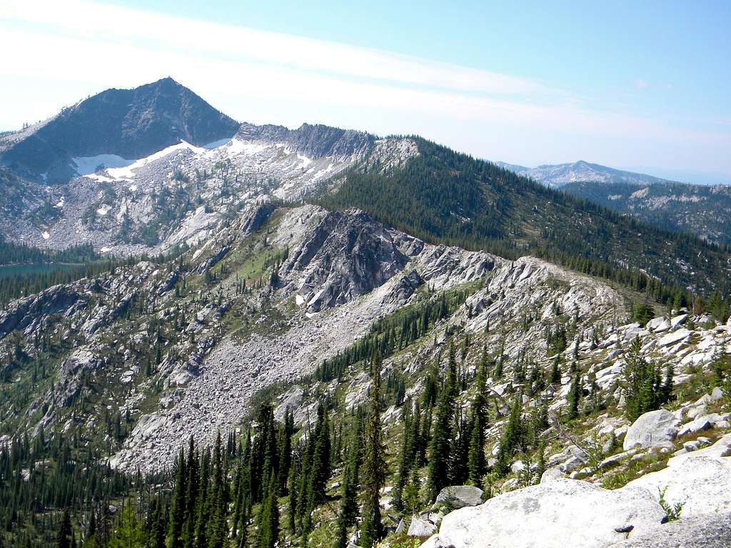 The South Half of the North Ridge Route