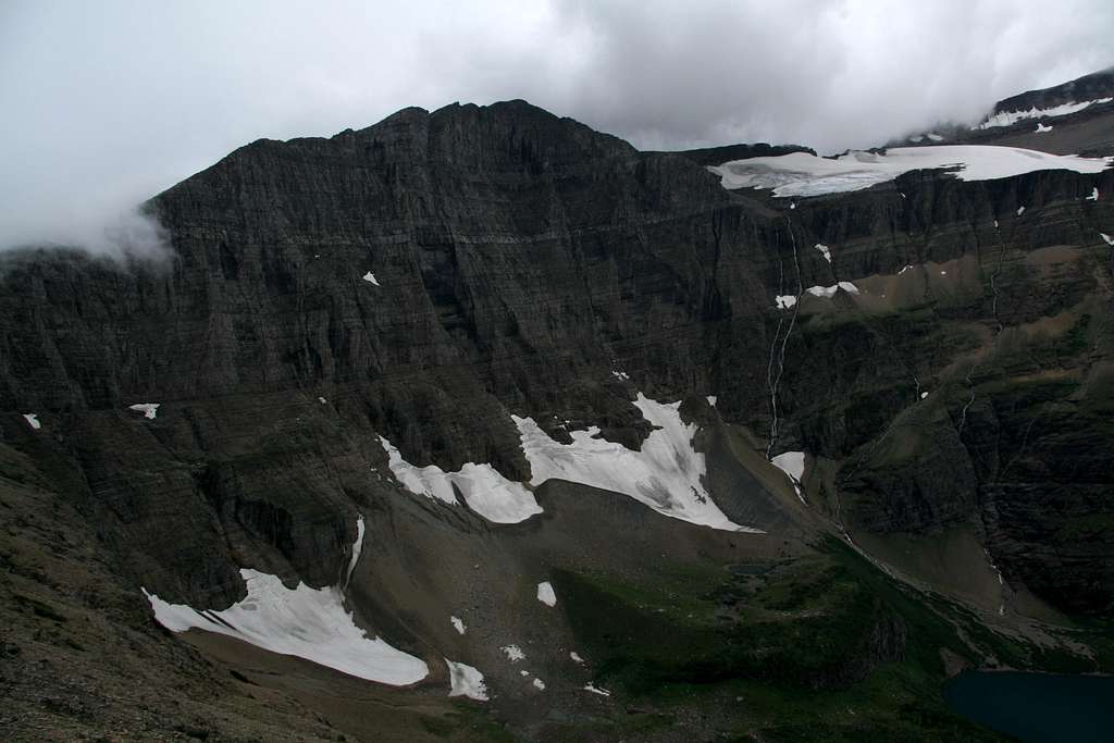 Ahern Peak and Ahern Glacier