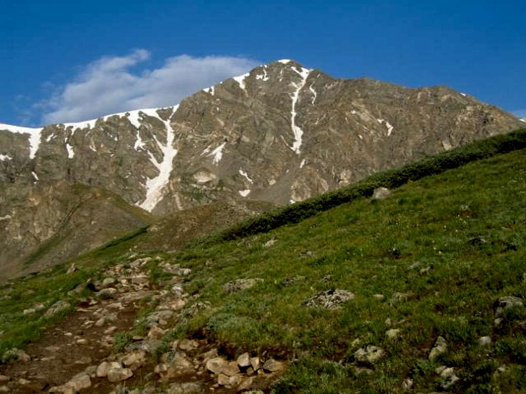Torreys Peak from the trail....