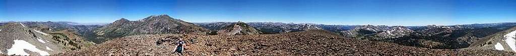 Tryon Peak Summit Panorama