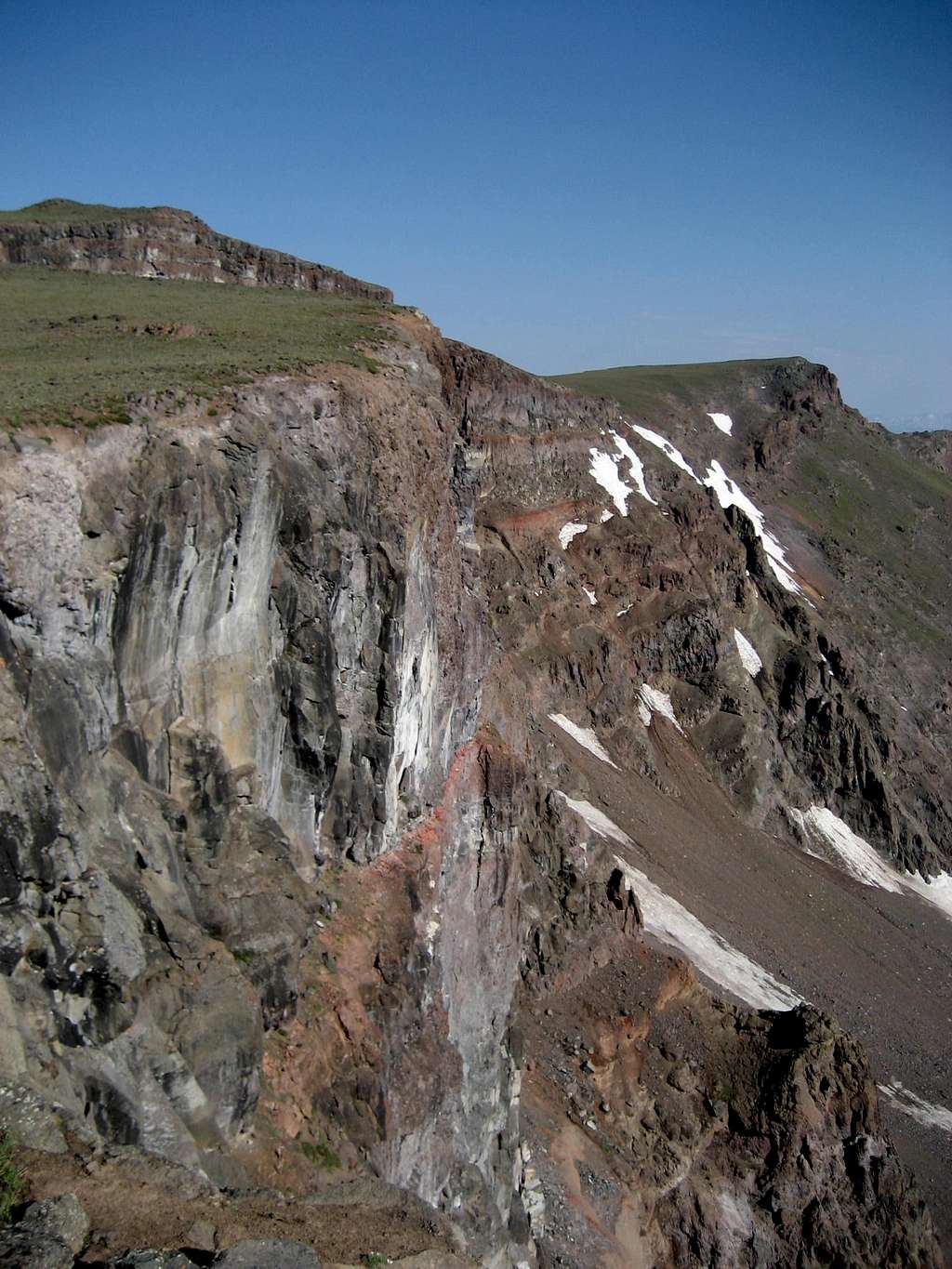 Cliffs on the approach