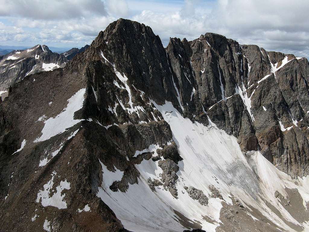 Granite Peak from Tempest Mtn