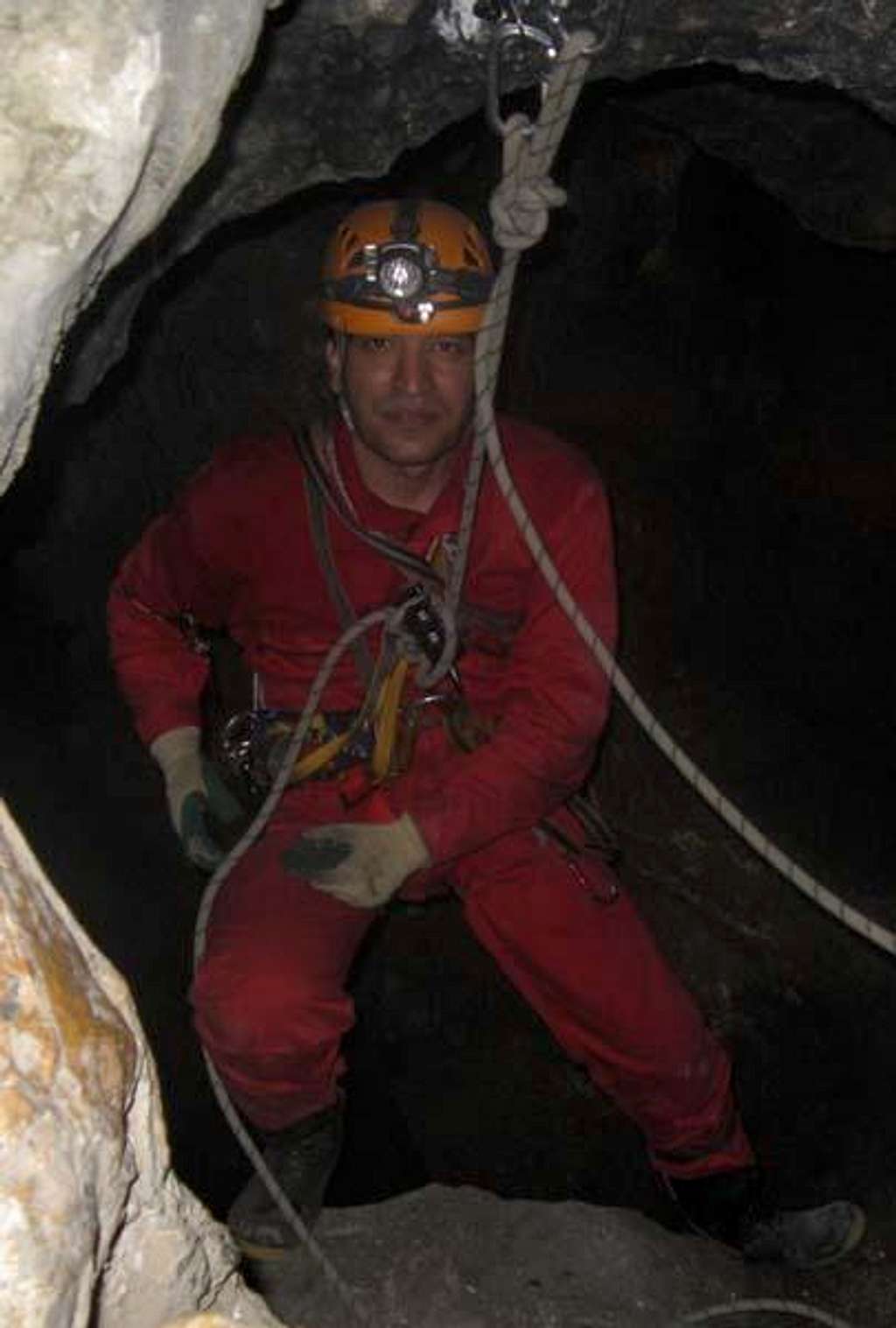 descending in the shaft of ..